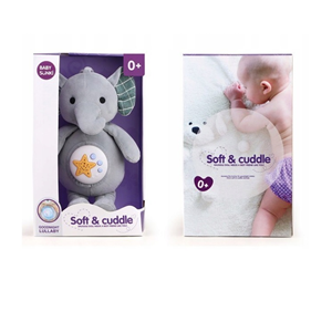 شب خواب کودک موزیکال و چراغدار طرح فیل Goodnight Lullaby Soft & Cuddle_اسباب بازی